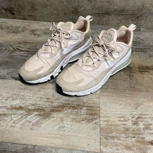 Nike Air Max React 270 Barely Rose Women's Size 10